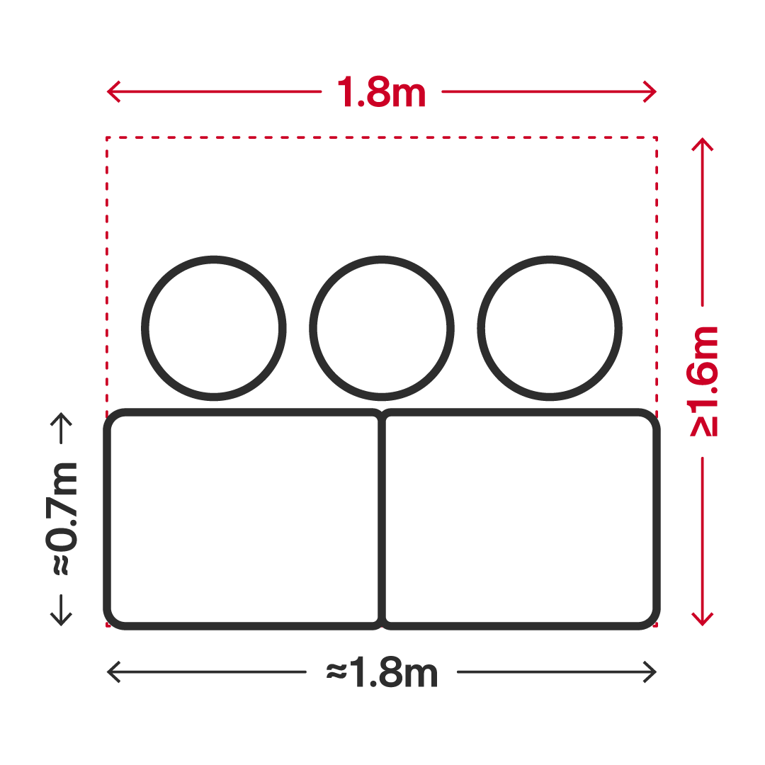 XT Half Table