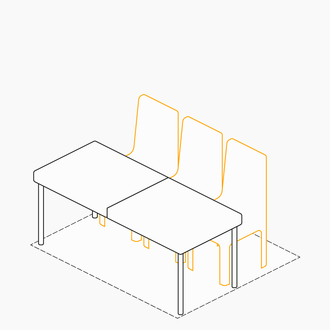 XT Half Table